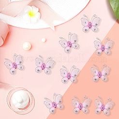 80 шт. кружевные украшения для показа бабочек&nbsp;DIY-CP0012-97