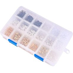 Латунные крючки для серьги и пластиковые гайки для ушей&nbsp;FIND-PH0015-08