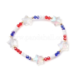 Браслеты из стеклянных бусин для женщин&nbsp;BJEW-TA00597