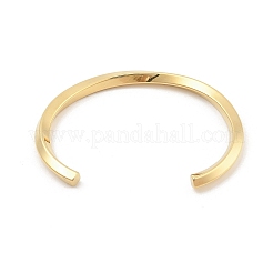 Ионное покрытие (ip) 304 нержавеющая сталь манжеты браслеты для женщин&nbsp;BJEW-K252-05G