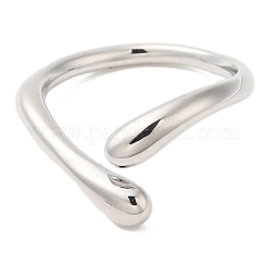 Латунные открытые манжеты в виде змеи для женщин&nbsp;RJEW-G288-06P