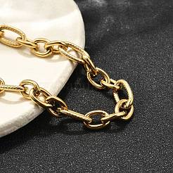 Браслеты из нержавеющей стали 304 figaro chains для мужчин и женщин&nbsp;BJEW-R021-07G