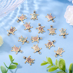 16 шт. подвески-соединители из сплава со стразами&nbsp;ALRI-TA0001-37