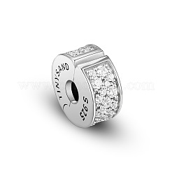 925 европейские клипсы из стерлингового серебра TS-S-254