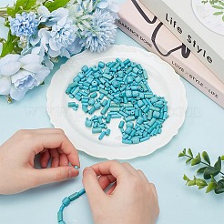 339 шт. синтетические бирюзовые бусины 7-х размеров&nbsp;G-AR0006-10