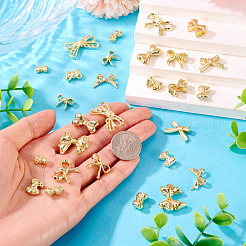 30 шт. 15 стиля стойки гальванизированные сплавные бусины&nbsp;FIND-TA0006-78