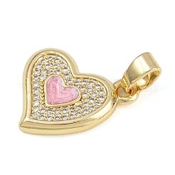 Латунные микропроволочные кубические циркониевые подвески из эмали&nbsp;LS-KK-Z123-19G-04