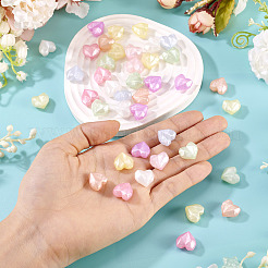 Светящиеся прозрачные акриловые бусины&nbsp;LACR-TA0001-07B