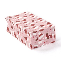 Рождественские тематические прямоугольные бумажные пакеты CARB-G006-01C