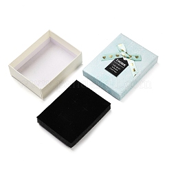 Картон комплект ювелирных изделий коробки&nbsp;AJEW-Z017-02
