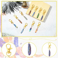 Подвесные украшения из эмали из сплава 10 шт.&nbsp;HJEW-CJ00086