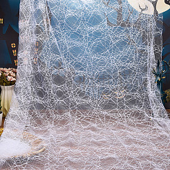 Полиэстеровая паутина ткань&nbsp;DIY-WH20049-44B