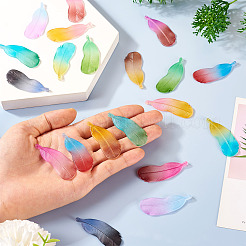 20 шт. подвески из матового акрила двух цветов&nbsp;FACR-TA0001-07