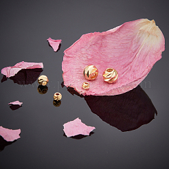 160 шт. 4-х видов гофрированные бусины&nbsp;KK-BC0007-51