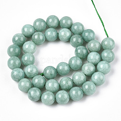 Натуральный майяр нефрит / бурманский нефрит бисерные пряди&nbsp;X-G-T064-22-10mm