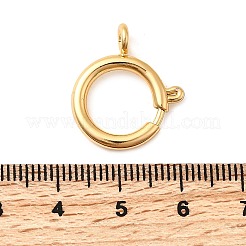 Латунная застежка пружинного кольца&nbsp;KK-D407-20G-F