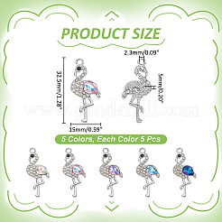 25шт 5 цвета подвески из цинкового сплава&nbsp;FIND-WR0012-68