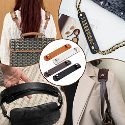 4 комплект двухцветных накладок на ручки сумок из искусственной кожи&nbsp;FIND-PH0017-24