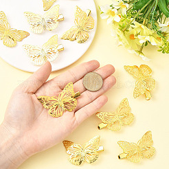 12 шт. 2 стиля железные заколки для волос из кожи аллигатора для женщин и девочек&nbsp;PHAR-SP0001-28A