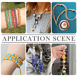 40.8 м двухцветных вощеных хлопковых шнуров&nbsp;YC-TA0001-07A