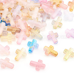 96 шт. 8-х видов градиентных прозрачных акриловых бусин&nbsp;OACR-TA0003-42