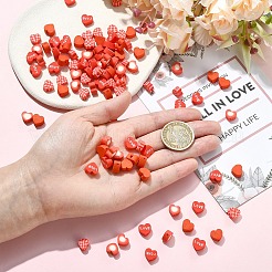 120шт 4 стиля ручной работы бусины из полимерной глины&nbsp;CLAY-YW0002-66