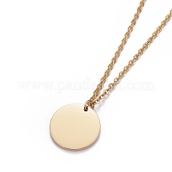 304 нержавеющая сталь цепи подвески ожерелья&nbsp;NJEW-F267-15