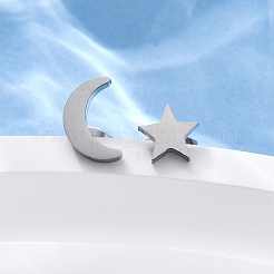 Серьги-гвоздики из нержавеющей стали 304&nbsp;EJEW-F227-18P