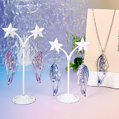 Набор для самостоятельного изготовления подвесных сережек-крыльев из прозрачной смолы&nbsp;DIY-TA0010-23