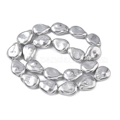 Гальванизированное непрозрачное стекло имитация жемчужных нитей&nbsp;EGLA-D302-02B