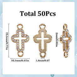 50 шт. сплав паве кристалл стразы соединительные подвески&nbsp;FIND-SC0011-33