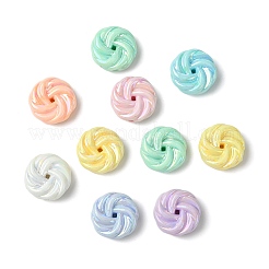 160шт 8 цвета непрозрачные акриловые бусины&nbsp;PACR-CJ0001-44