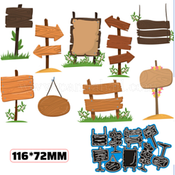 Углеродистая сталь разрезает трафареты&nbsp;DIY-G029-11MP