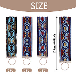 3шт. Винтажный брелок из полиэфирной ленты&nbsp;KEYC-TAC00048