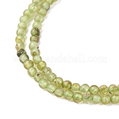 Природный перидот бисер нитей&nbsp;LS-G-RM2025519-A01-2mm