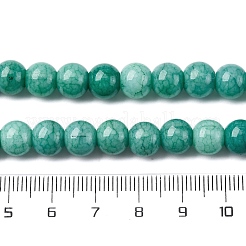 Нити из окрашенных стеклянных бусин с эффектом омбре&nbsp;X-GLAA-T031-01O-09