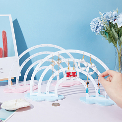 2 комплект из 2-х цветных акриловых подставок для сережек&nbsp;EDIS-NB0001-08