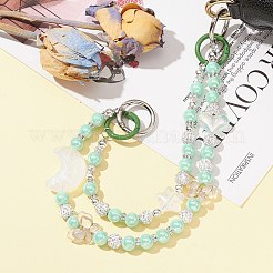 Ремни для сумок из акрилового бисера в форме сердца&nbsp;AJEW-BA00111