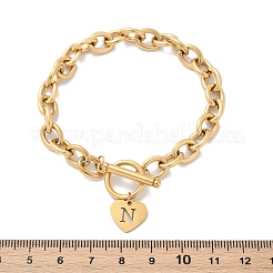 Браслеты с подвесками из нержавеющей стали 304 золотистого цвета&nbsp;LS-NJEW-K284-01G-N