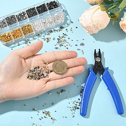 Трубчатые латунные обжимные бусины&nbsp;DIY-YW0017-13