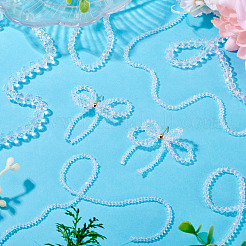 6 нити 6 стилей стеклянных бусин нити&nbsp;EGLA-TA0013-21A