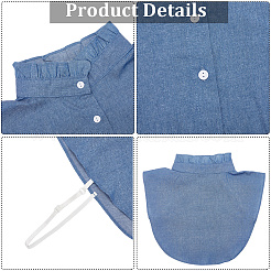 Съемные воротники из хлопка&nbsp;AJEW-WH20816-025C