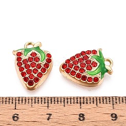 Rhinestone сплава и эмали подвески&nbsp;PALLOY-T092-42G-02