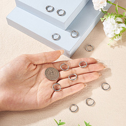 6 пара серег-колец Huggie Hoops из нержавеющей стали 202&nbsp;EJEW-TA0001-57C