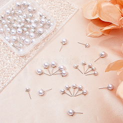 84 шт. фурнитура для сережек-гвоздиков из нержавеющей стали 304 3 размера&nbsp;STAS-FH0002-20P