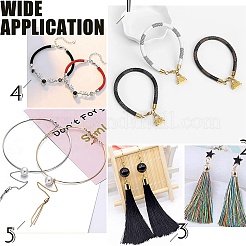 Ионное покрытие (IP) наконечники шнура из нержавеющей стали 304&nbsp;LS-STAS-M242-08