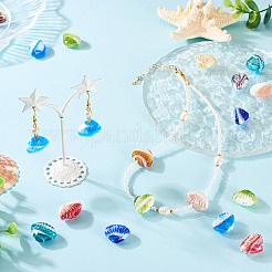 18шт 9 цвета бусины лэмпворк ручной работы&nbsp;LAMP-TA0001-99