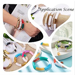 Непрозрачные акриловые бусины&nbsp;SACR-S677-001