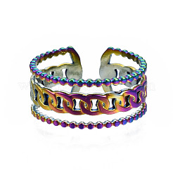 Кольца-манжеты в форме цепочки&nbsp;RJEW-N038-012