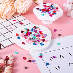 150шт 15 цвета прозрачные акриловые подвески&nbsp;MACR-TA0001-56